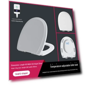Smart Toilet Seat Cover with Adjustable Temperature and Heating — Lid & Tank Covers, WoW Home