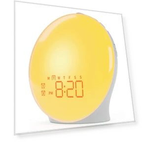 Sunrise and Sunset Simulation Lamp with White Noise — Alarms & Clocks, Best Electronics