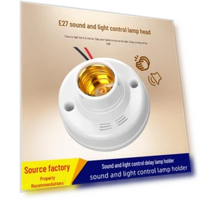Touch Lamp Holder with Voice Control and Switch — Smart Home Modules, All gears