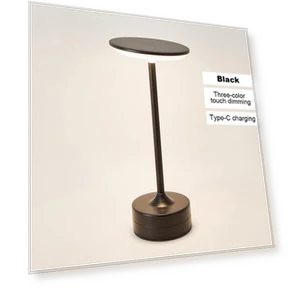 Wireless LED Desk Lamp with Touch Sensor — Study & Desk Lighting, COOKING-MALL