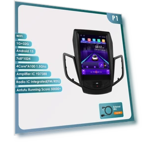 9.7-inch QLED 2din Android Car Multimedia Video Player — Stereo Receivers, OSSURET