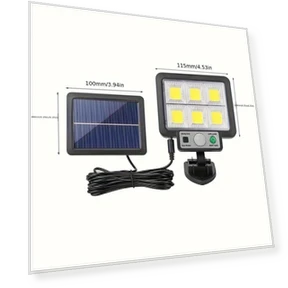 LED Solar Light Patio Outdoor Motion Sensor Solar Wall Lamp — Outdoor Security & Flood Lighting, AutoSphere