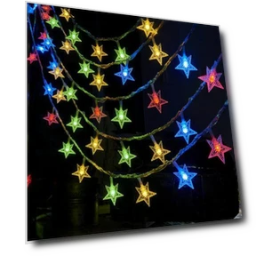 LED Star and Moon String Lights — String Lights, AI Market