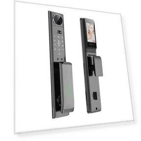 Smart Lock with Face Recognition, Intercom, and Fingerprint Access — Smart Home Security, Pets Land