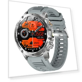 Smartwatch with 1.7 inch Screen, Built-in Flashlight, 100+ Sports Modes, Health Management, Smart Voice Assistant, IP68... — Smartwatches, Senbono