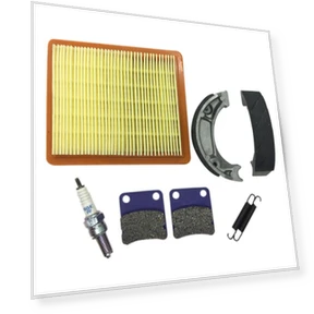 Brake Pads, Shoes, Air Filter, Spark Plugs Set — Scooter Tires & Accessories, Sliema Japan Products