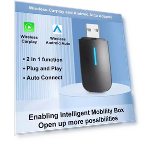 Dual Interface Wireless CarPlay Android Auto Adapter — Phone Accessories, JOHO - CarGear