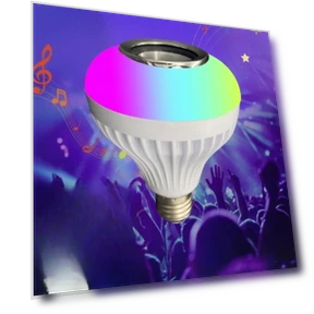 LED Music Light Bulb with Built-in Bluetooth Speaker — Whole-Home Audio Systems, Lanzhong Outdoor LED
