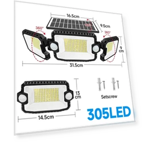 LED Solar Light Outdoor Dual Induction PIR Motion Sensor Waterproof Solar Power Wall Lamp — Outdoor Security & Flood Lighting, AutoSphere