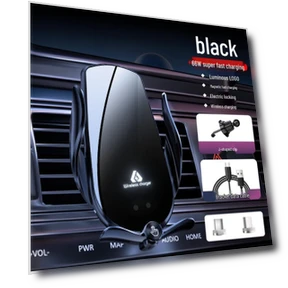 Magnetic Wireless Car Charger and Smart Phone Holder — Phone Accessories, Polaris star
