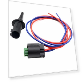 Outdoor Temperature Sensor with Connector — Ambient Temperature, Mercedes-Benz