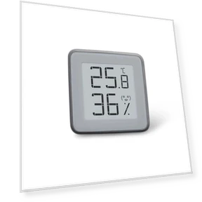 Smart Bluetooth Thermometer with E-Ink Display — Home Climate Control, Dream Garage
