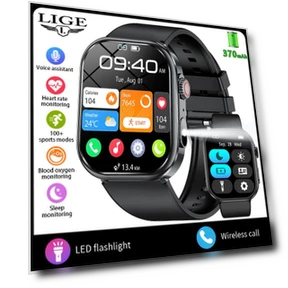 Smart Watch with Bluetooth Call and Outdoor Sports Features — Smartwatches, LIGE