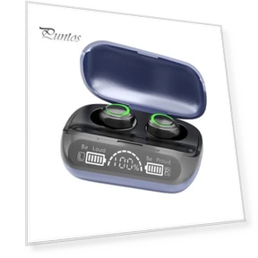 Wireless Earbuds with Touch Control, Hi-Fi Sound, LED Digital Display, Charging Case — In-Ear Headphones, Computer Life