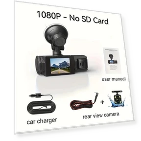 3-Channel WiFi Car DVR with 1080P Triple Camera — Dashboard Cameras, LIAESMART