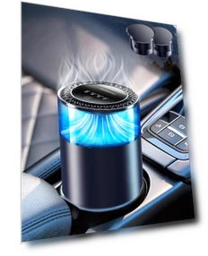 AI Mountain Scenery Car Aroma Diffuser — Car Air Fresheners, Samurai Japan
