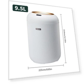 Automatic Touch Kitchen Trash Bin with Lid — Kitchen Cans, HOME-Auto-001