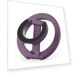 Double Sided Magnetic Finger Clasp 360 Degree Rotation Cellphone Stand — Vehicle Phone Holders, Khjkllo59vn