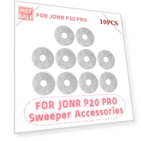 Main Side Brush, HEPA Filter, and Mop Cloth Replacement Set — Parts & Accessories, Harmonious Living Home