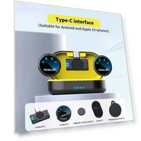 Portable Wireless Lavalier Magnetic Microphone — Microphones, ZFSZ Studio