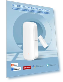 Smart Door and Window Sensor — Smart Home Security, Tuya