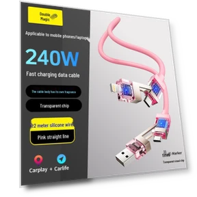 Smart Flash Charge 4-in-1 Aromatherapy Fast Charging Cable — Chargers, Baimo