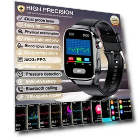 Smart Health Watch with AI Laser Diagnostics — Smartwatches, Carrefour