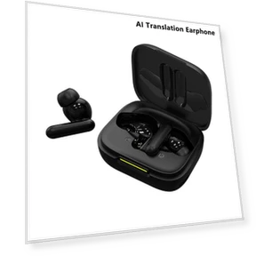 Wireless Earphone with AI Translation and RGB Light — On-Ear Headphones, Comfortable Housy