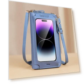 Women's Crossbody Bag with Touch Screen and Anti-Theft Protection — Crossbody, The best future