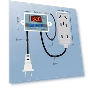 Digital Thermostat Controller with Socket — Home Climate Control, TAOMall