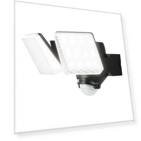 LED Solar Sensor Light — Outdoor Security & Flood Lighting, DAISHIN