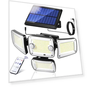 Outdoor Solar Sensor Light — Outdoor Security & Flood Lighting, Chayoo