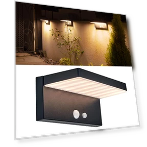 Outdoor Solar Sensor Motion Warm Stylish Porch Entryway Light — Outdoor Security & Flood Lighting, SAMURAI STYLE