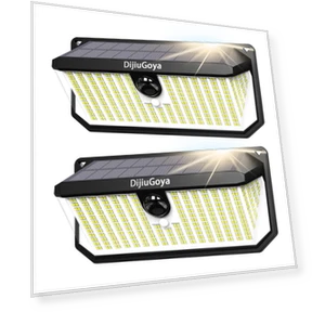 Solar Light with Motion Sensor — Outdoor Security & Flood Lighting, SAMURAI STYLE
