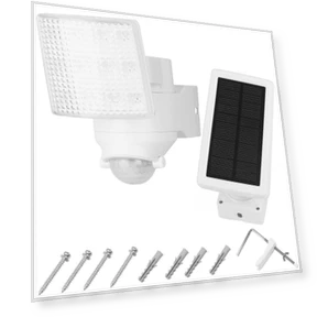 Solar Sensor Motion Sensor Light — Outdoor Security & Flood Lighting, SAMURAI STYLE