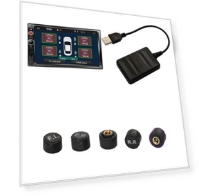 Tire Pressure Monitoring System with External Sensors — TPMS Sensor Replacements, loverapple
