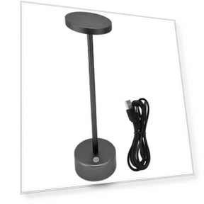 Waterproof USB LED Desk Lamp with Touch Dimming — Study & Desk Lighting, KONNWEI