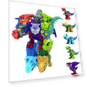 5-in-1 Dinosaur Transformation Robot Constructor Screw DIY Set — Construction Kits, Specials