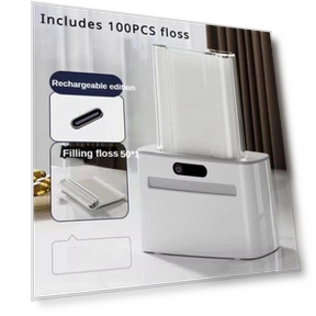 Automatic Pop-up Electric Dental Floss Stick Storage Box — Power Flossers, DC-HOME