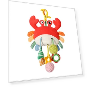 Car Seat Toy Baby Crab Pull Toy — Travel Toys for Kids, Schoolyard