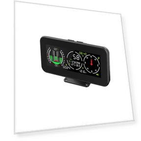 Digital Head Up Display with Inclinometer and Compass — Dashboard Installation Kits, Rustic Elegance House