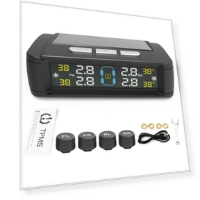 Digital LCD Display Car TPMS Tire Pressure Monitor — TPMS Sensor Replacements, FORAUTO