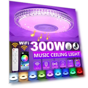 Smart Ceiling Light with RGB and Music Sync — Overhead Lighting, The Romantics
