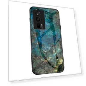 Tempered Glass+PC+TPU Case Marble Pattern Printing Protective Phone Cover — Phone Accessories, Smartwatch 2025