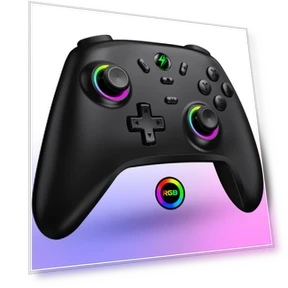 Wireless Controller with RGB Lighting and App — Gaming Controllers, DOKI DOKI MARKET