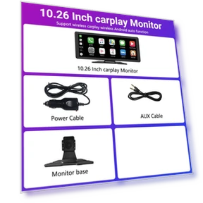 11.26-inch 4K DVR Wireless CarPlay and Android Auto Portable Dash Cam — Dashboard Cameras, ZoomSpark