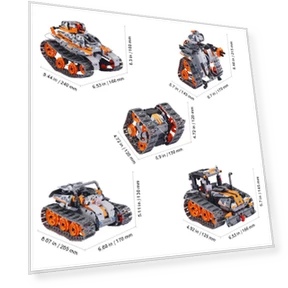 5-in-1 RC Technical Car with App Control — Construction Kits, SucceBuy