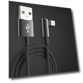 5A Fast Charging USB-C Cable with 90-Degree Angle — Cables, allgoods40