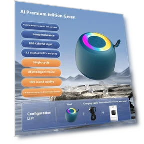 AI Voice Mini Wireless Outdoor Bluetooth Speaker — Portable Audio, Wang Yi Yan Xuan