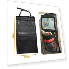 Car Backseat Organizer with Touchscreen Tablet Holder — Car Essentials, Homeware Essentials